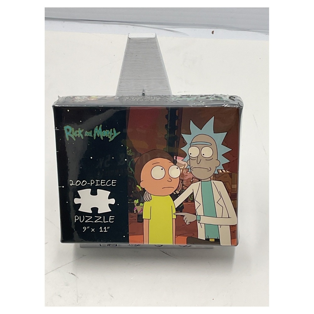 USAopoly Rick and‎ Morty 200-Piece Jigsaw Puzzle Rickmancing the Stone 9x11 New